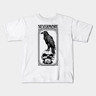 Nevermore | Edgar Allan Poe - The Raven Kids T-Shirt